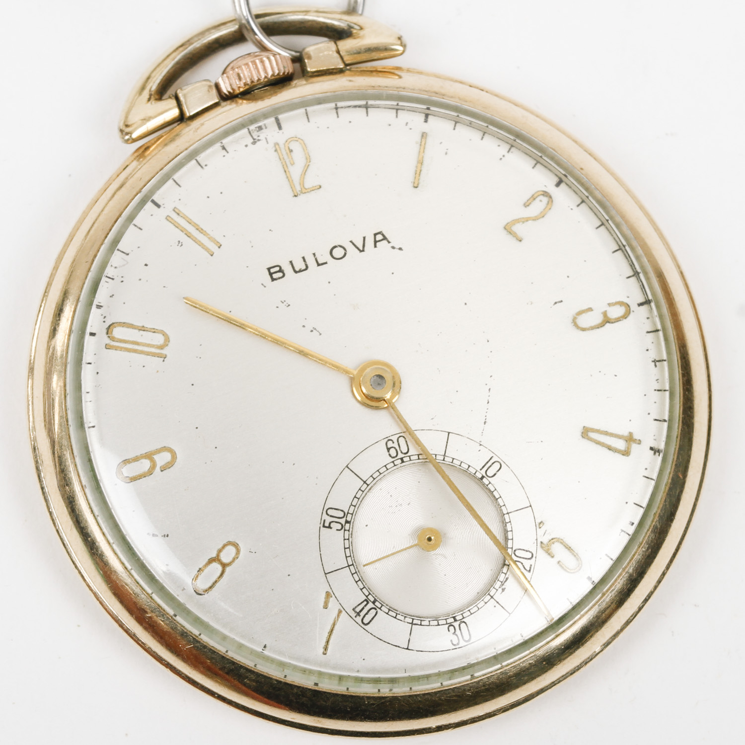 Bulova 10K Rolled Gold Plate Pocket Watch EBTH